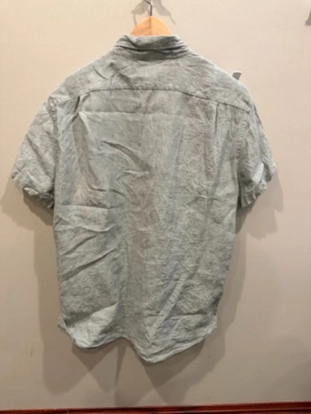 J.Crew Linen Shirt — Men's XL, Sage Green